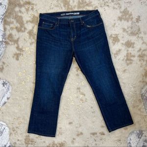 Old Navy Famous Slim Straight Leg Dark Wash Jeans Size 40x32 💗